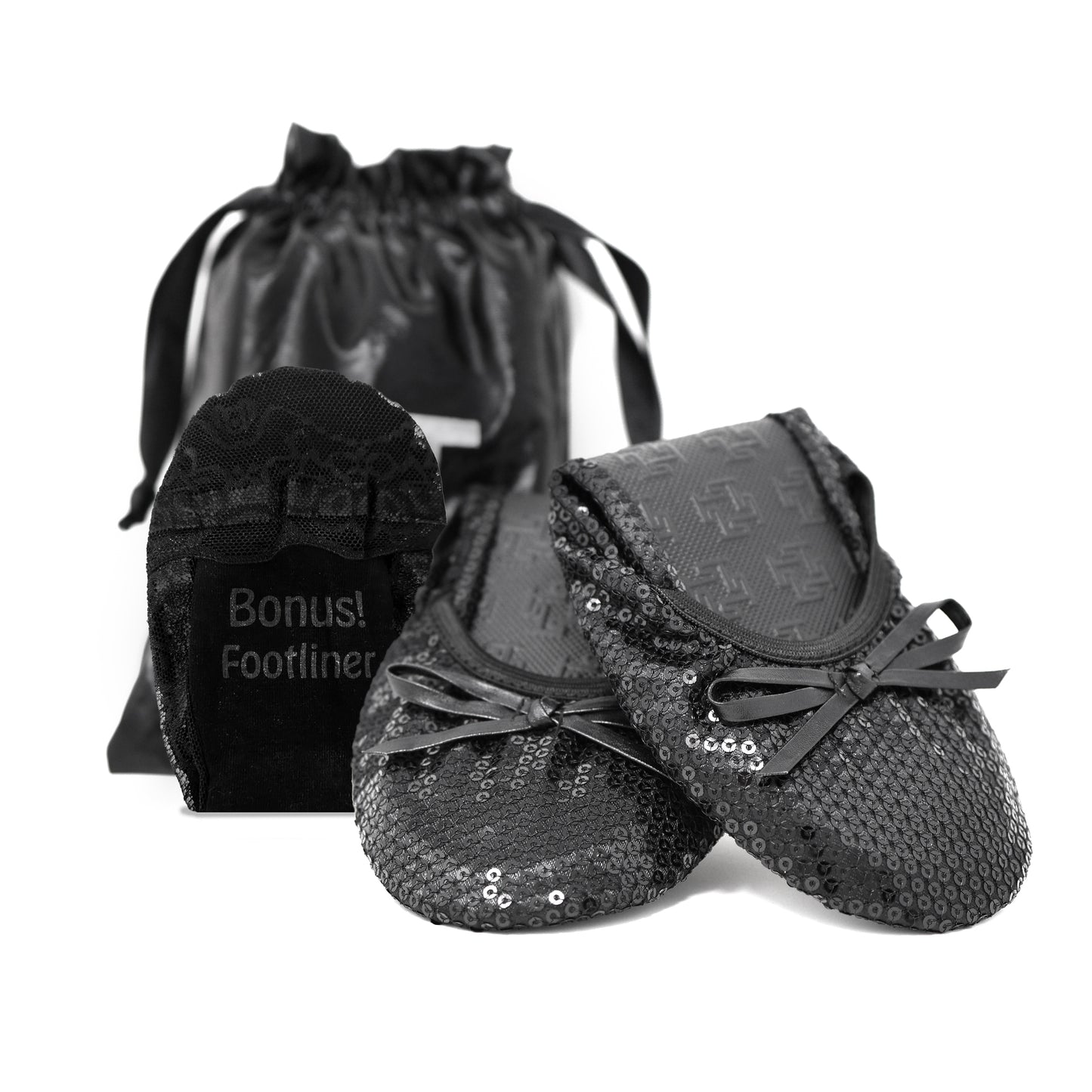 Sparkle Flat / Sequin Flat Foldable Ballet Flat Women's