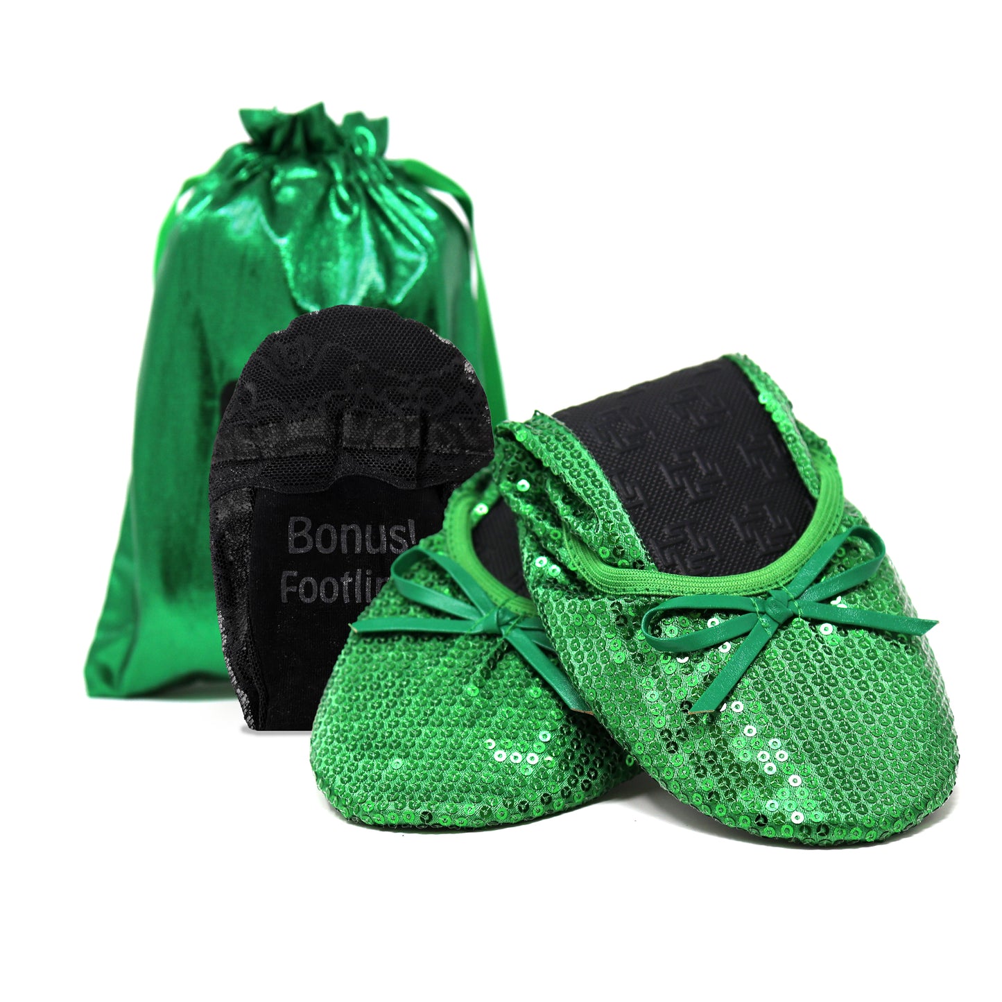Sparkle Flat / Sequin Flat Foldable Ballet Flat Women's