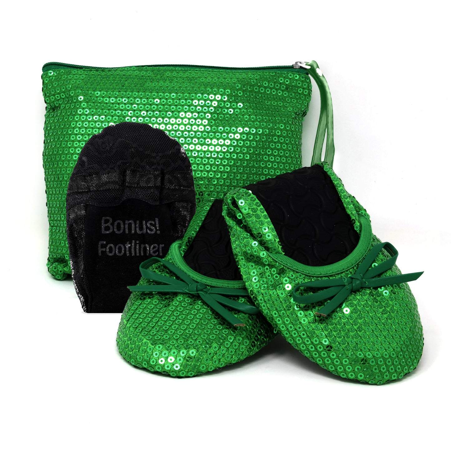 Sparkle Flat / Sequin Flat Foldable Ballet Flat Women's