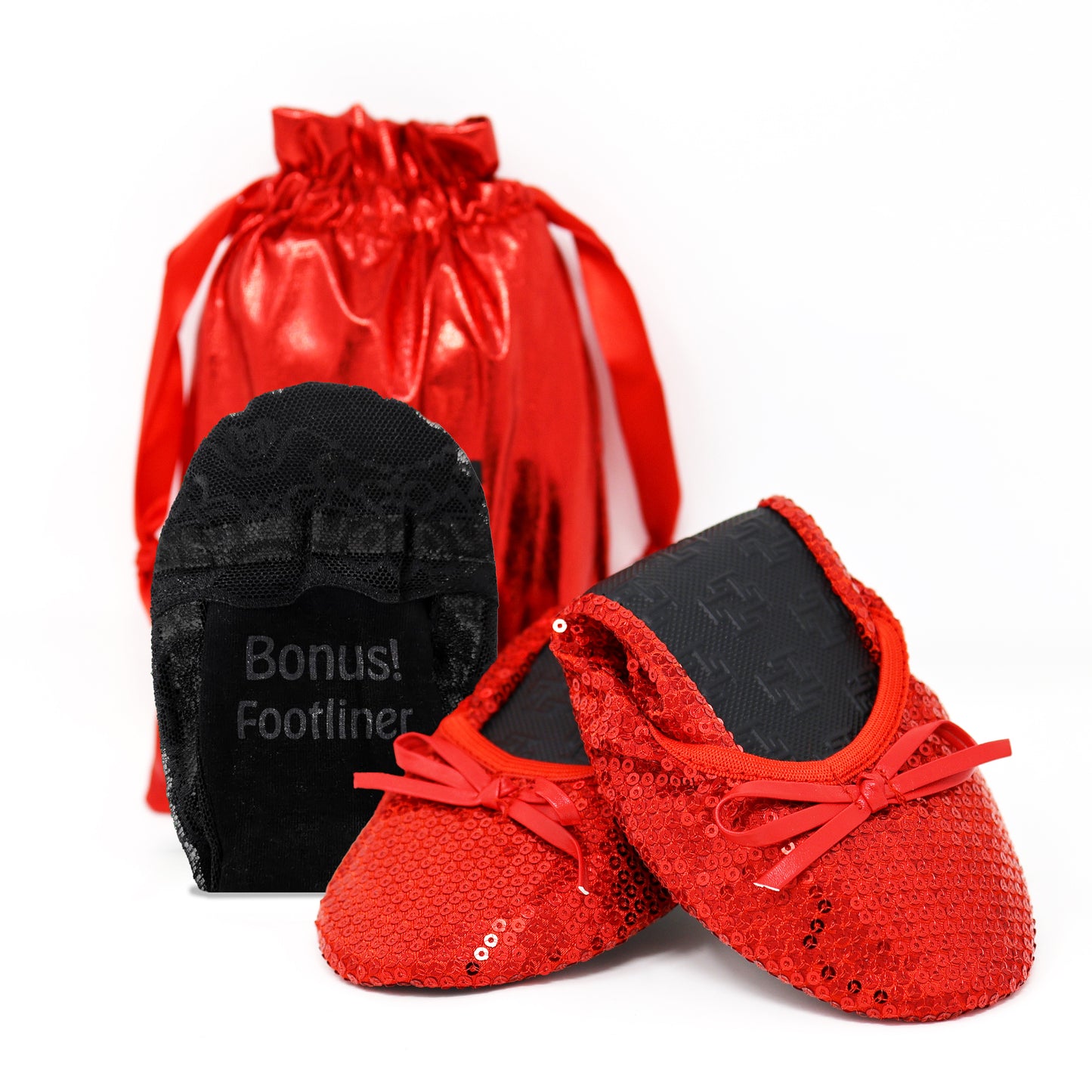 Sparkle Flat / Sequin Flat Foldable Ballet Flat Women's