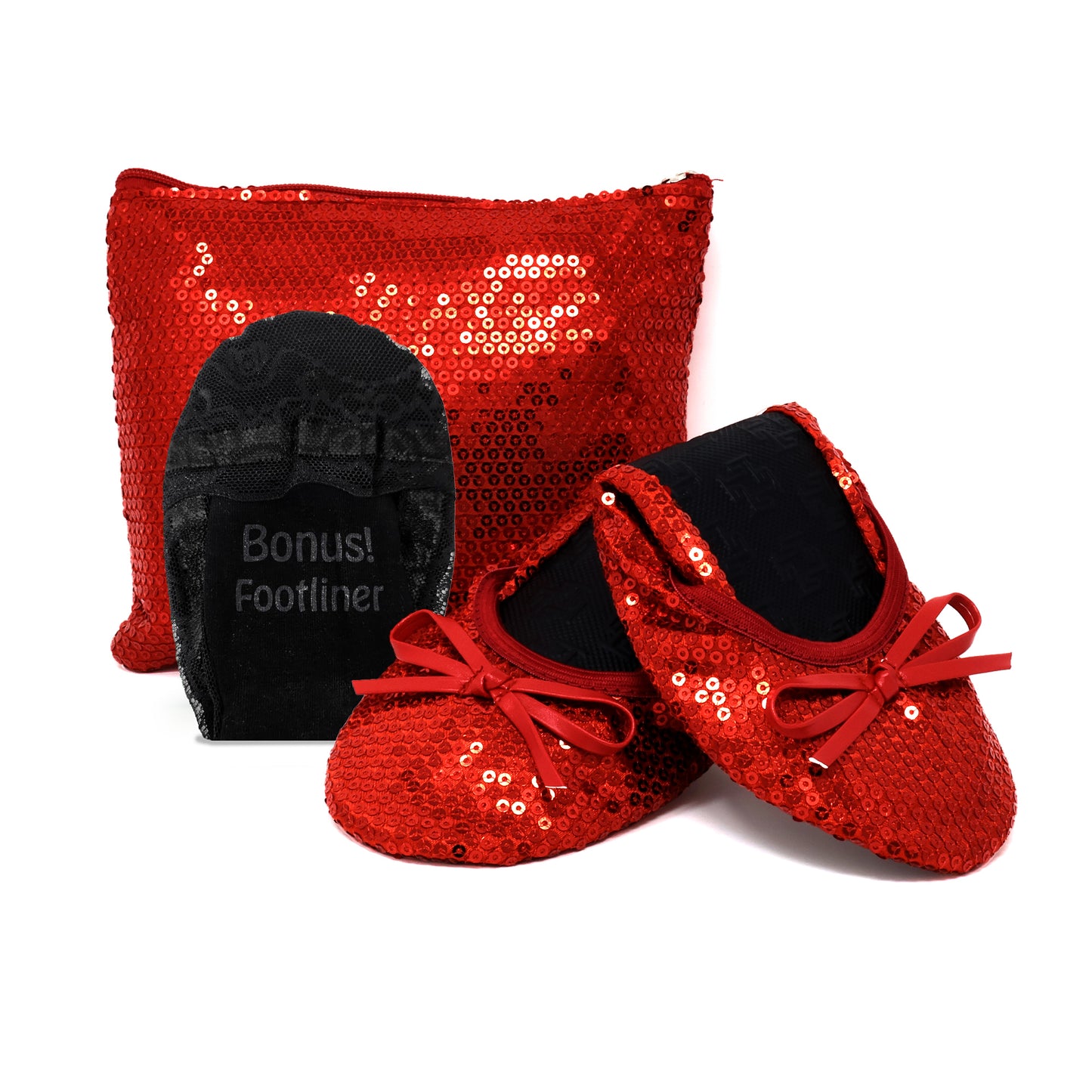 Sparkle Flat / Sequin Flat Foldable Ballet Flat Women's