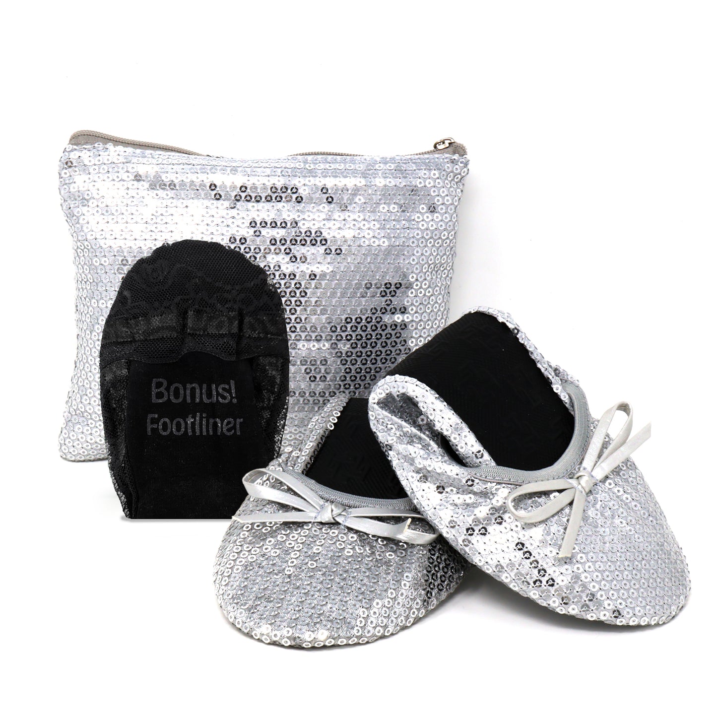 Sparkle Flat / Sequin Flat Foldable Ballet Flat Women's