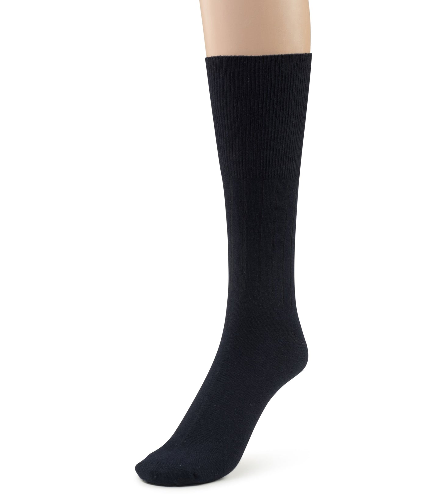 Men's Diabetic Cotton Crew Dress Socks