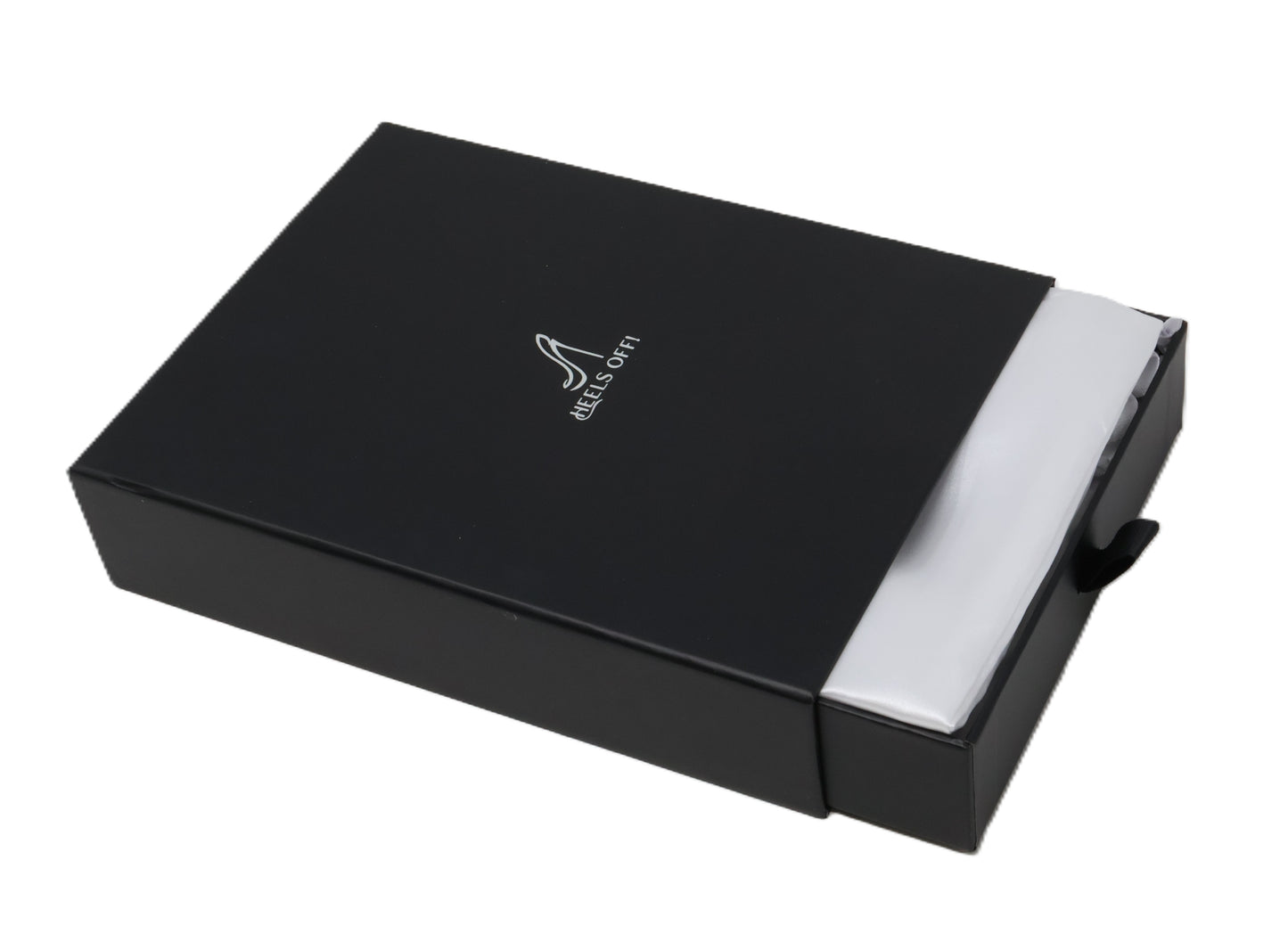 PRE-ORDER Foldable Flats Party Box | 20 Pairs of Sequined Black Flats in a Black Display Box