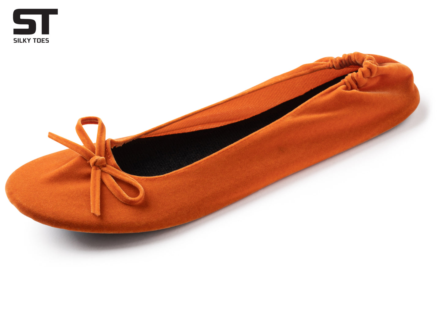 Velvet Ballet Flats Foldable Flats Women's Shoes