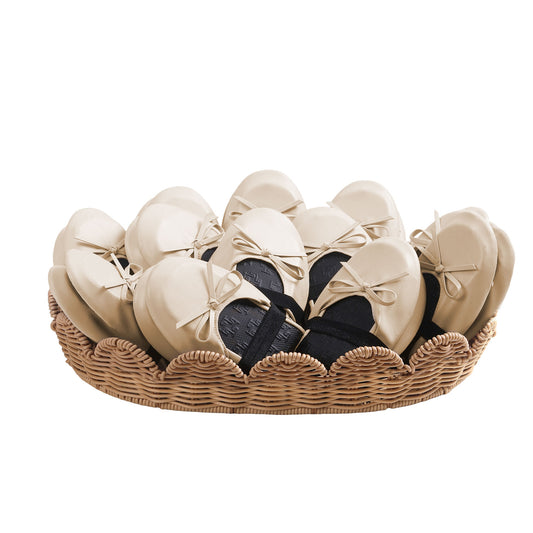 PRE-ORDER Foldable Flats Slipper Shoe | 20 Pairs of Nude Flats