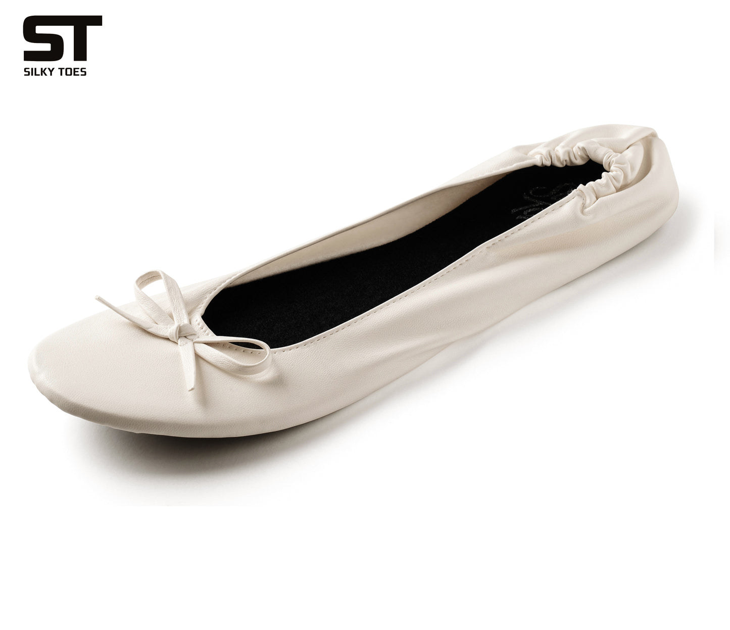Foldable Flats Slipper Shoe | 20 Pairs of White Flats