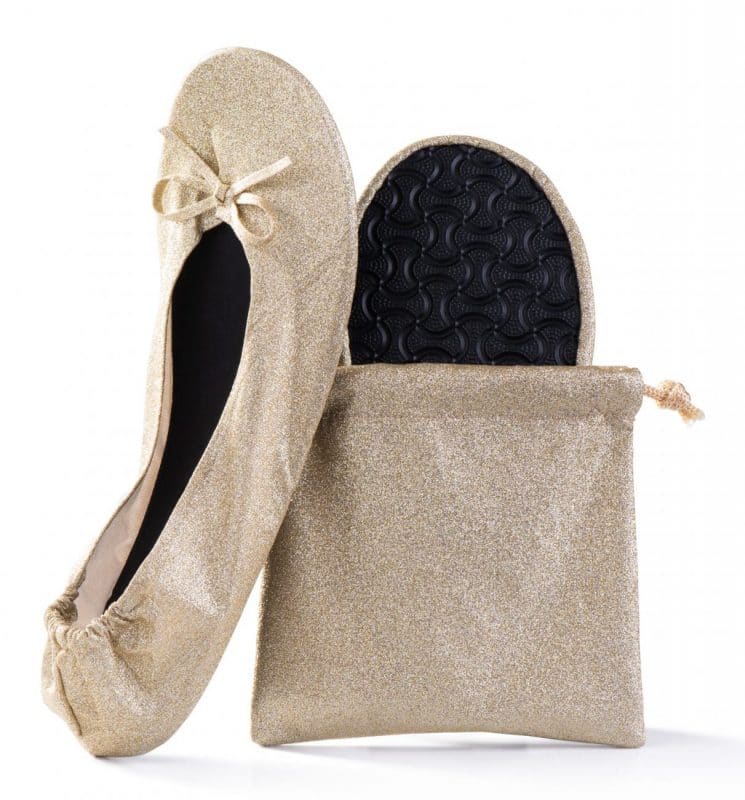 Glitter Flats Foldable | Women's Flats