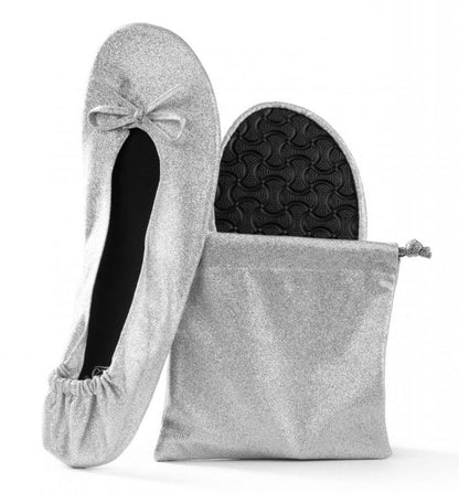 Glitter Flats Foldable | Women's Flats