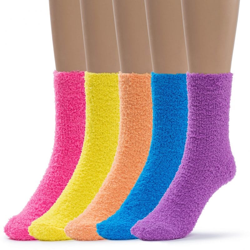 Women's Cozy Fluffy Fuzzy Socks-5 Pairs