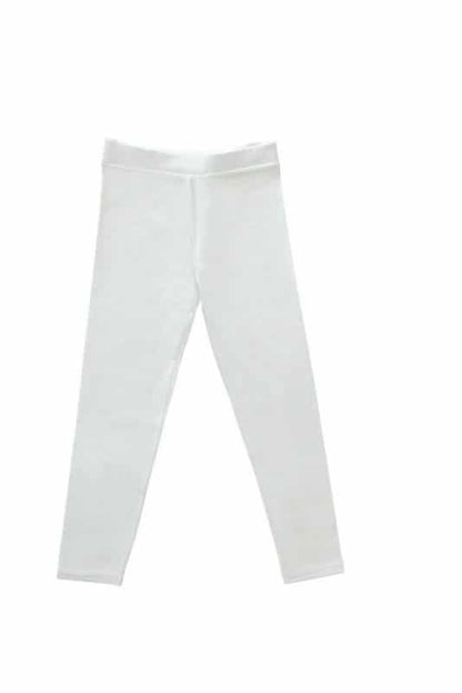 Girls Cotton Basic School Leggings