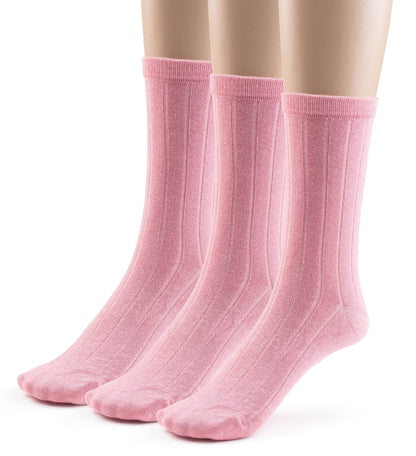 Women's Bamboo Ribbed Crew Socks