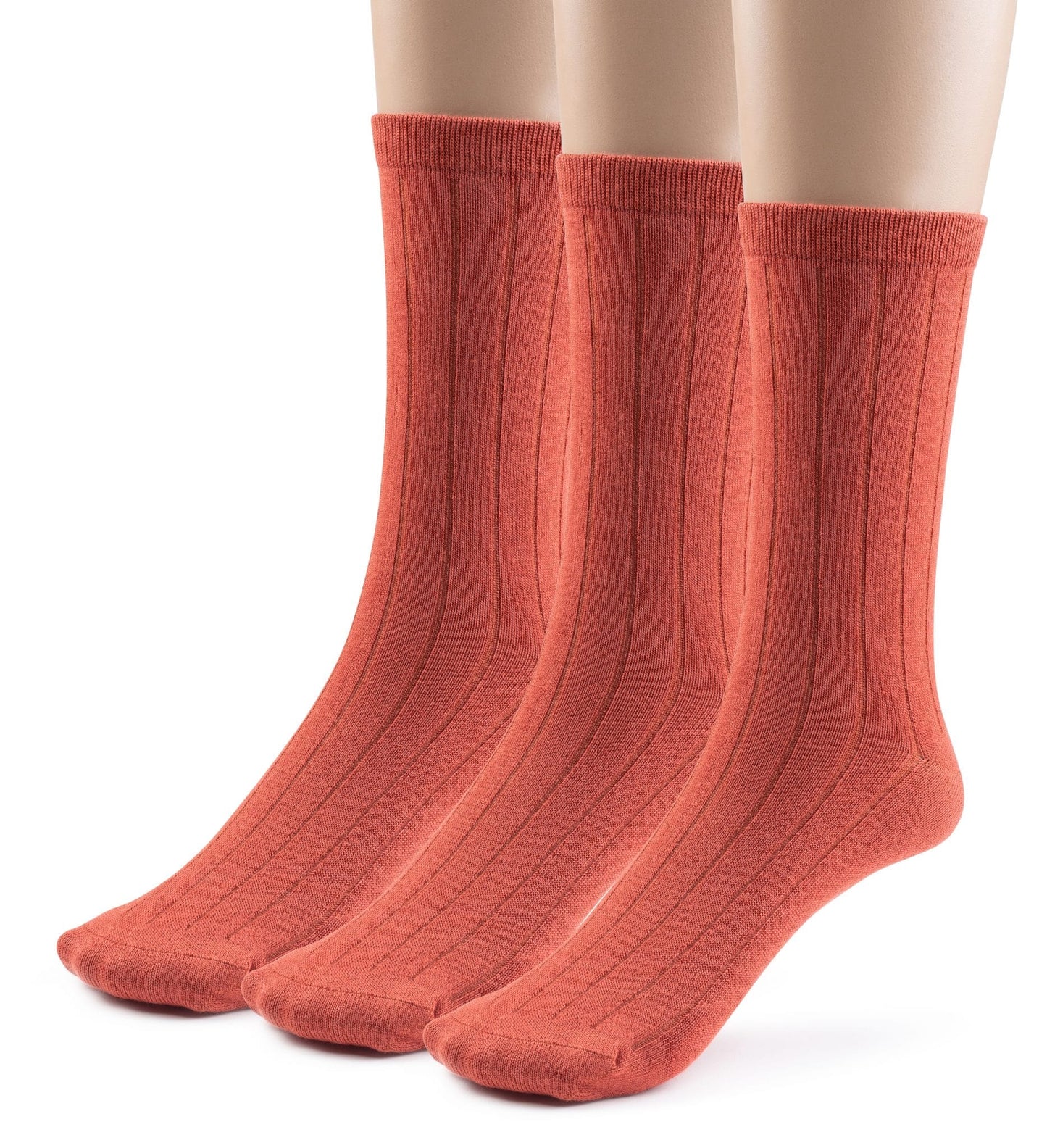 Women's Bamboo Ribbed Crew Socks