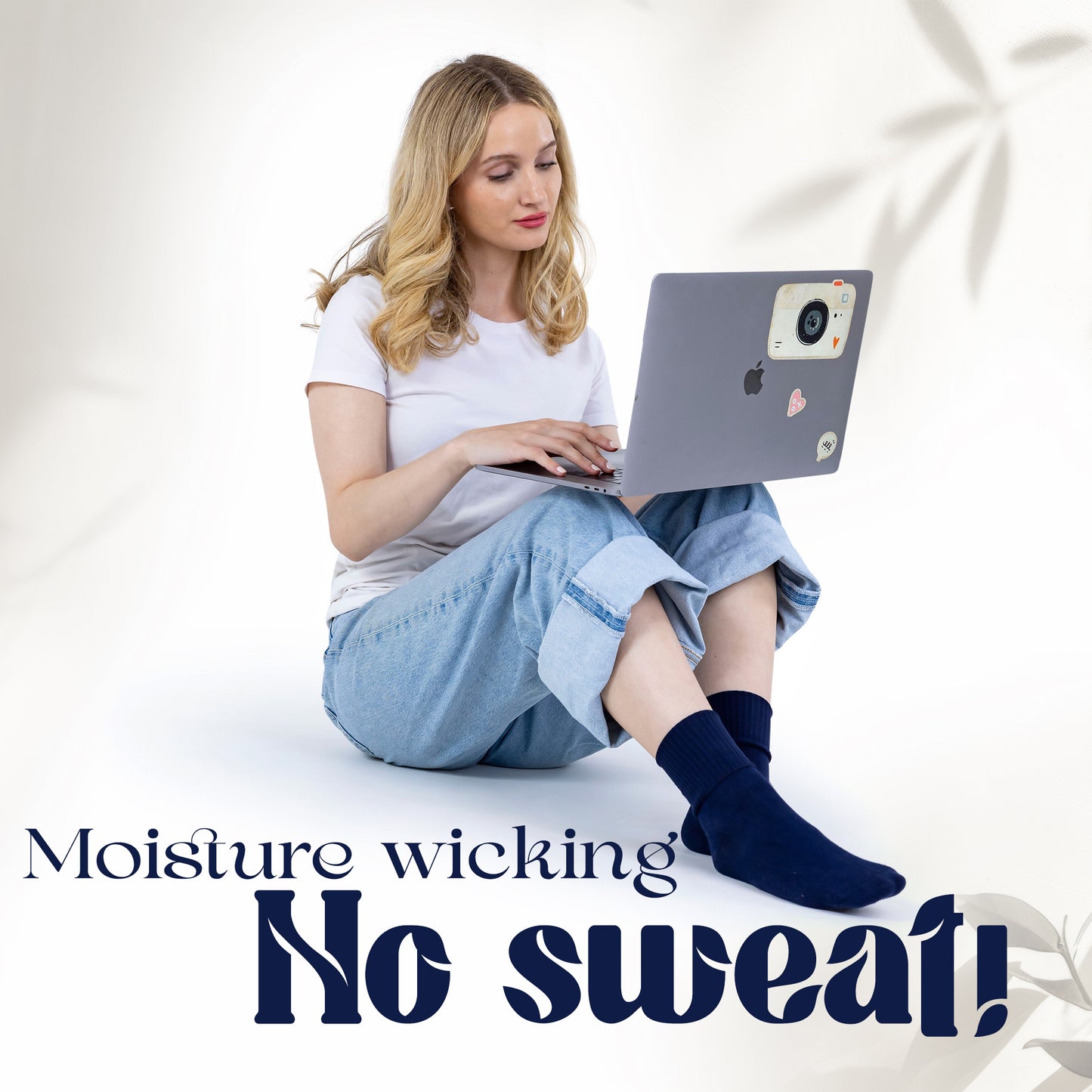 Women's Bamboo Socks Turn Cuff