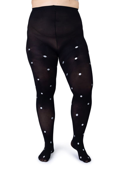 Womens Plus Size Patterned Tights Fashion Printed Designed Opaque Stockings