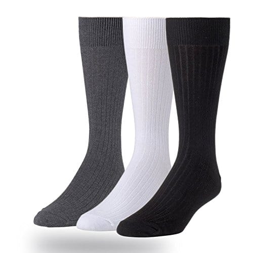 Men's Cotton Crew Dress Socks