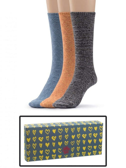 Women's Textured Boot Socks with Gift Box