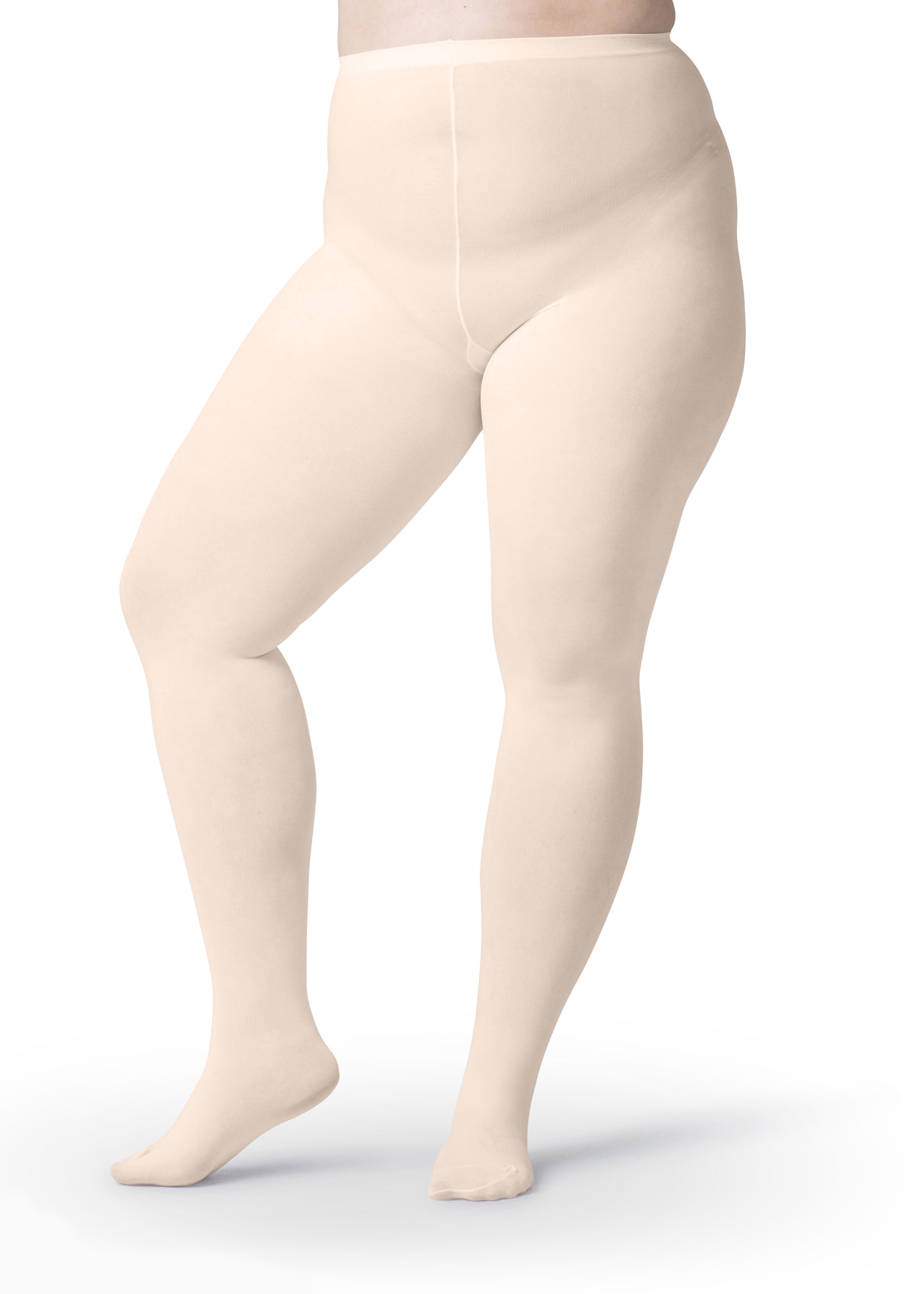 Women's Opaque Plus Size Tights 60 Denier Nylons - 2 Pairs