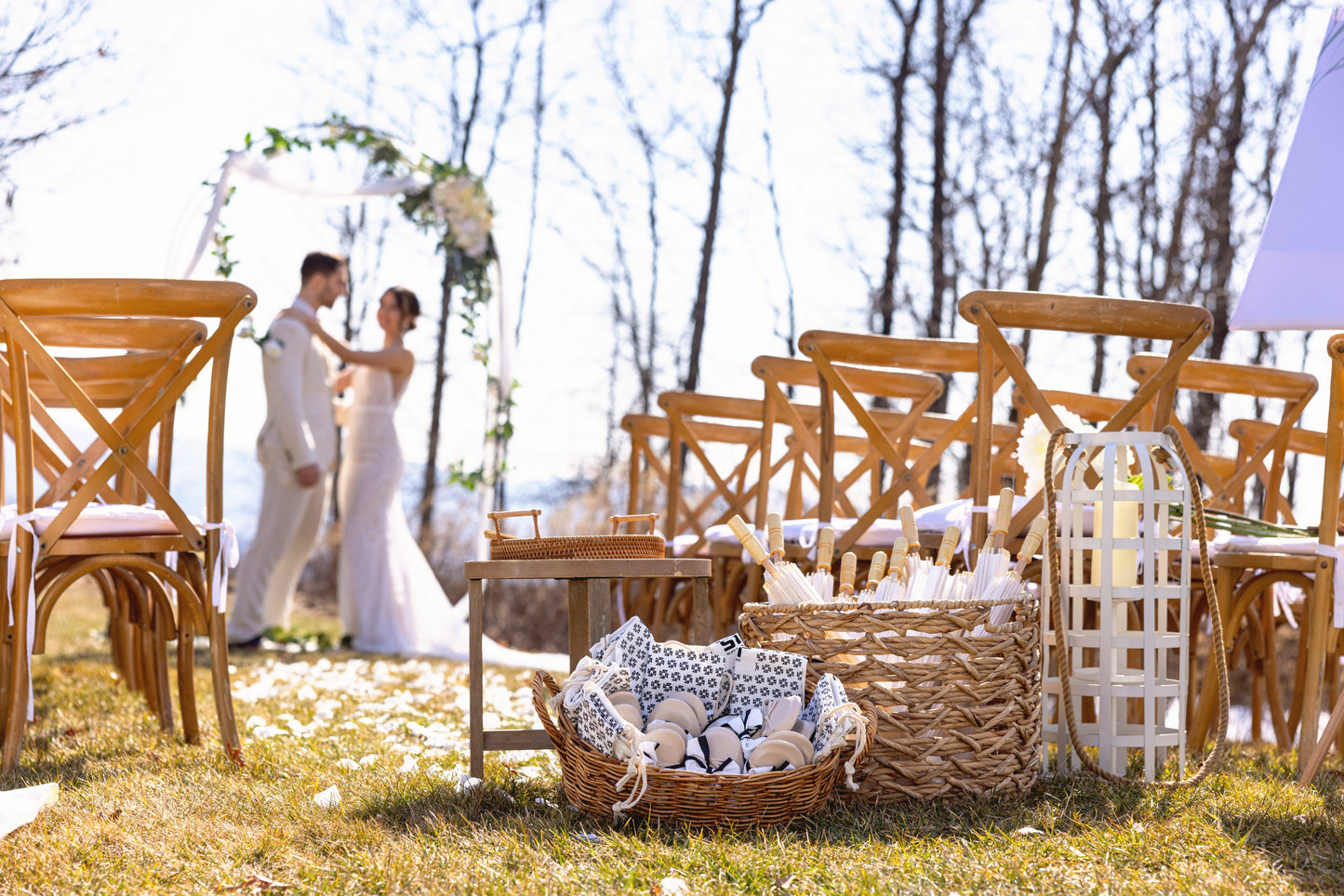 Foldable Flats Party Box | 20 Pairs of White Flats in White Display Box