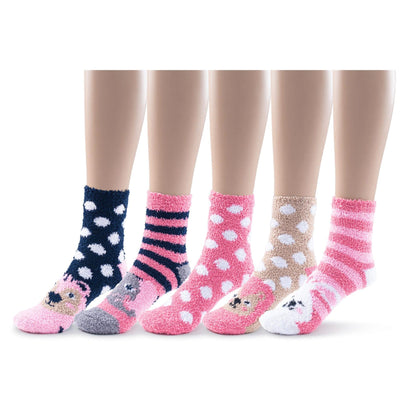 Plush Fuzzy Animal Socks