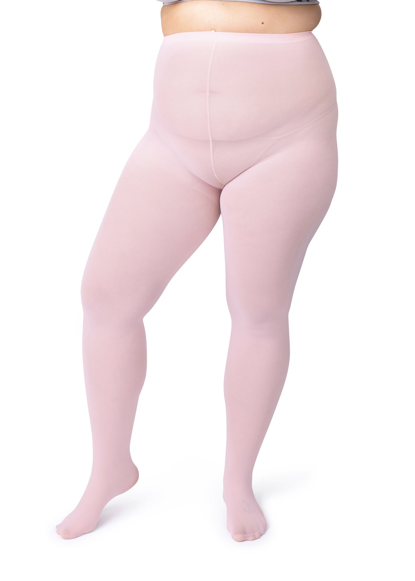 Women's Opaque Plus Size Tights 60 Denier Nylons - 2 Pairs