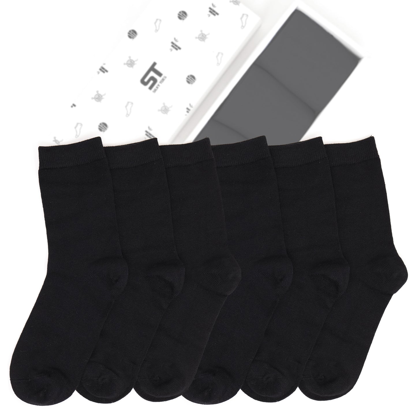 Women's Bamboo Crew Superb Soft Socks