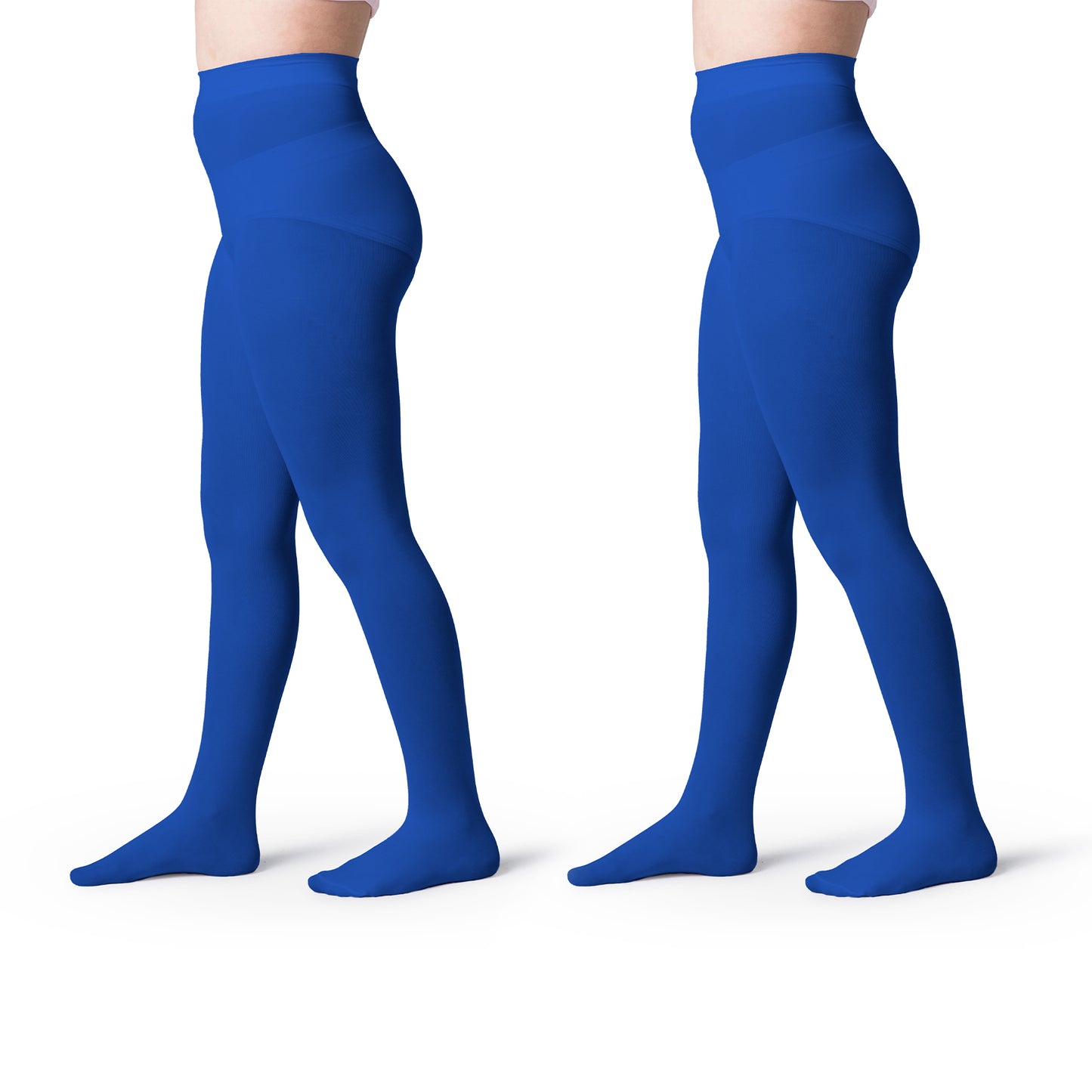 Girls Opaque Footed School Tights- 2 Pairs