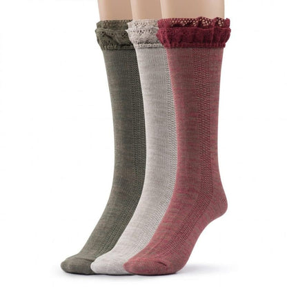 Women's Vintage Boot Socks Stockings Gift Set