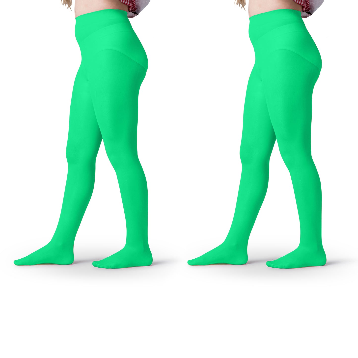 Girls Opaque Footed School Tights- 2 Pairs