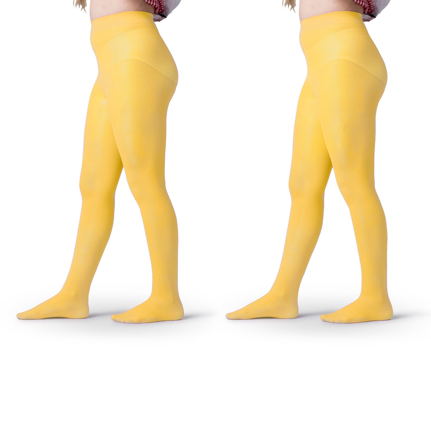 Girls Opaque Footed School Tights- 2 Pairs