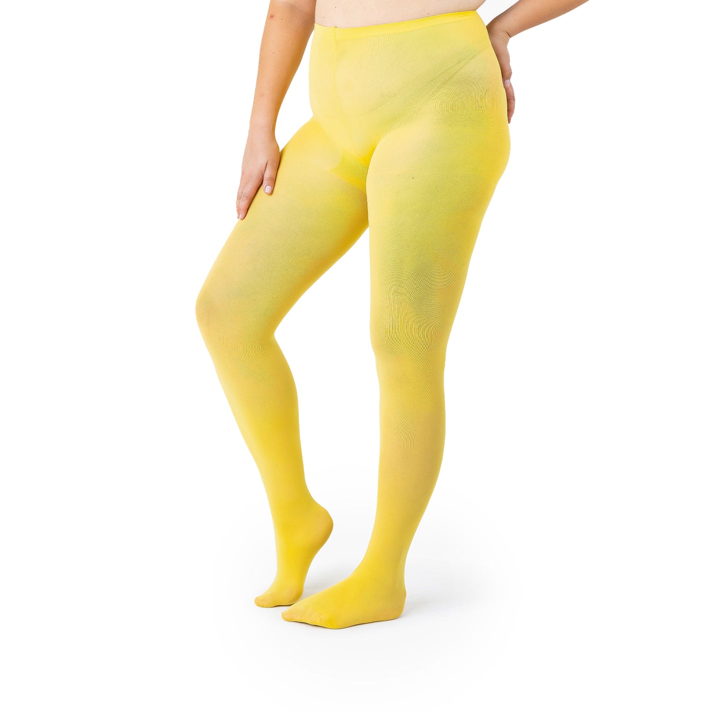 Women's Opaque Plus Size Tights 60 Denier Nylons - 2 Pairs
