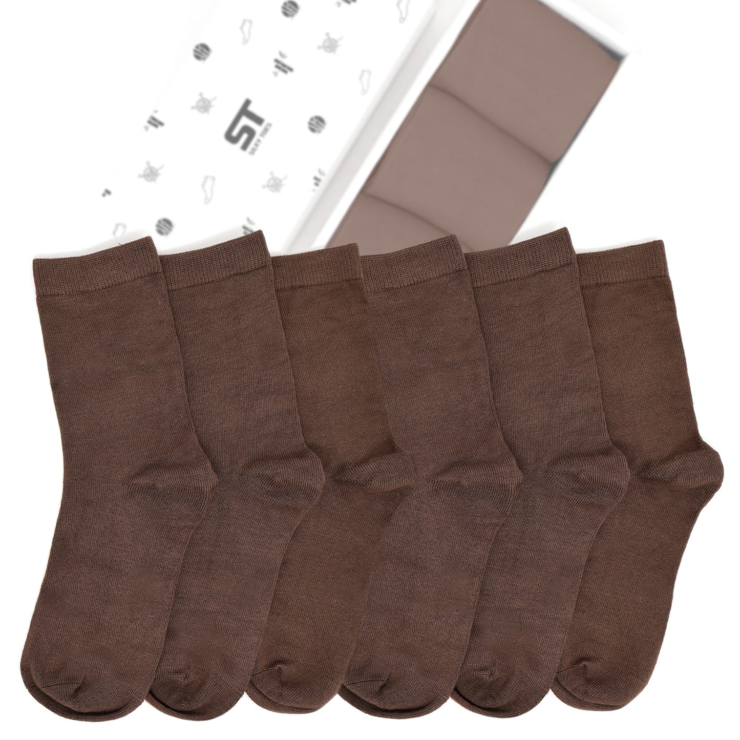 Women's Bamboo Crew Superb Soft Socks