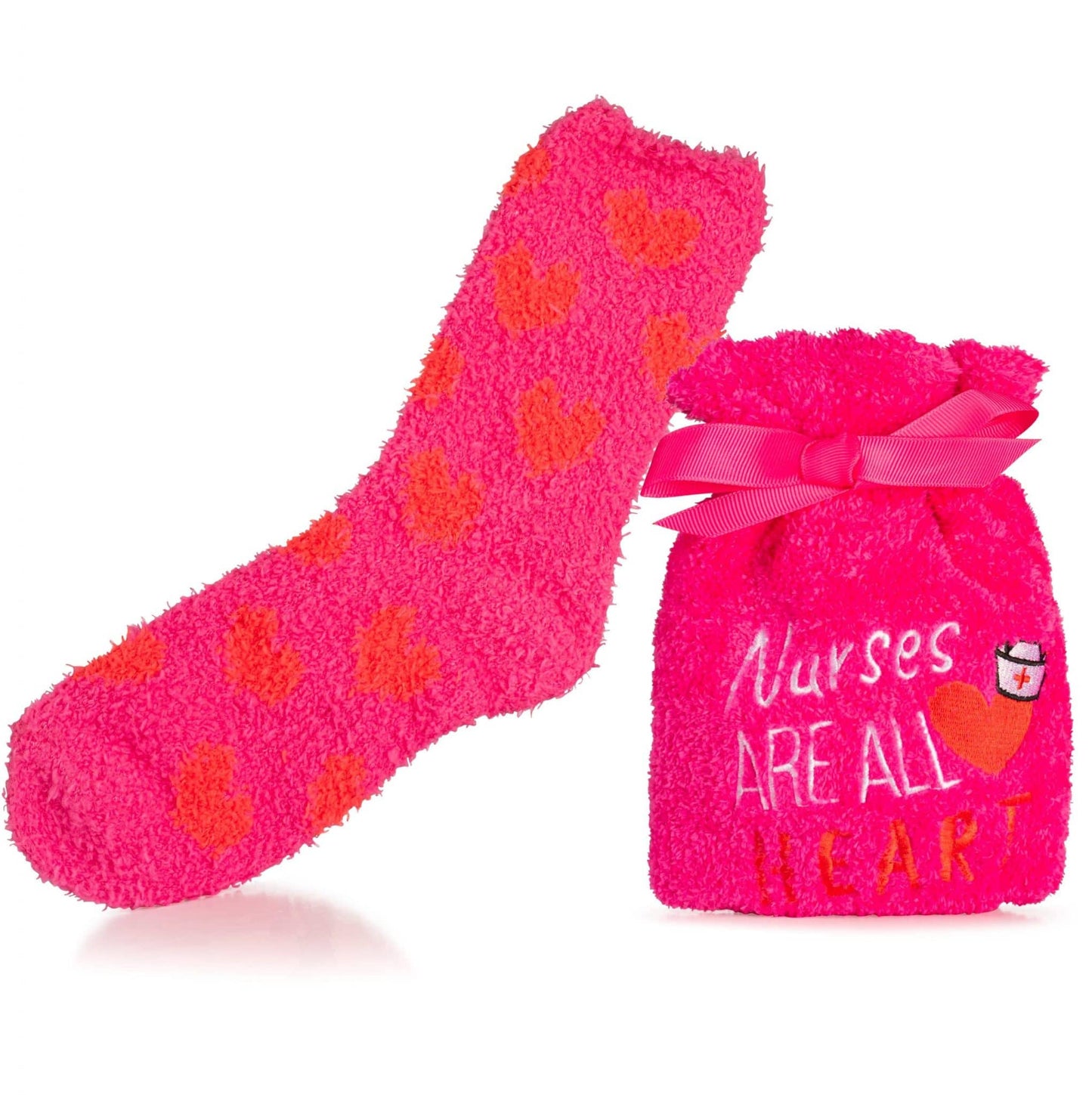 Fuzzy Socks Gift Set With Bag | Nurse Gift