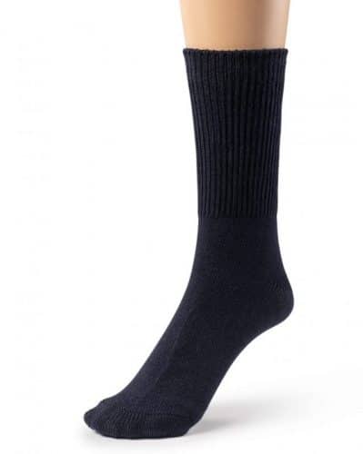 Men's Bamboo Diabetic Seamless Non-Binding Crew Socks