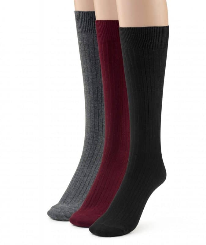 Men's Cotton Crew Dress Socks