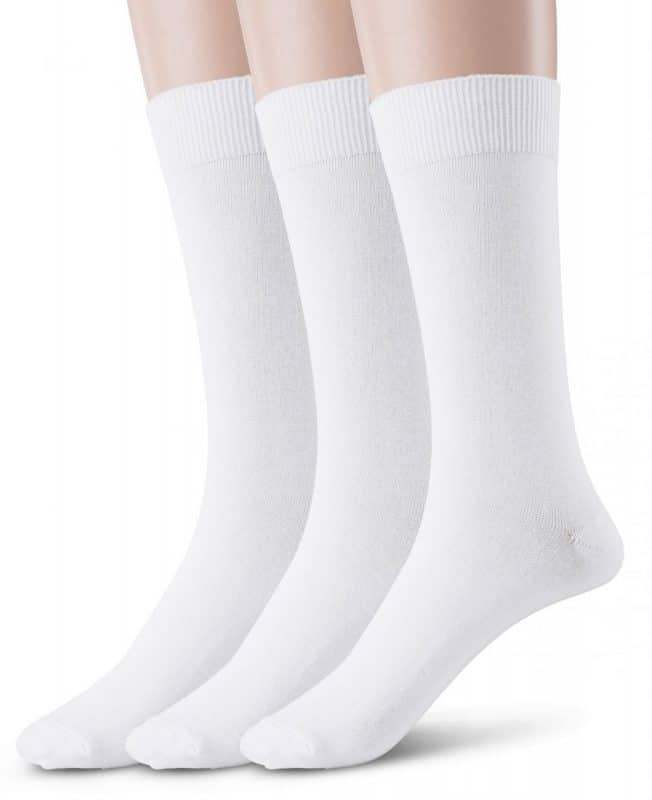 Men's Cotton Crew Dress Socks