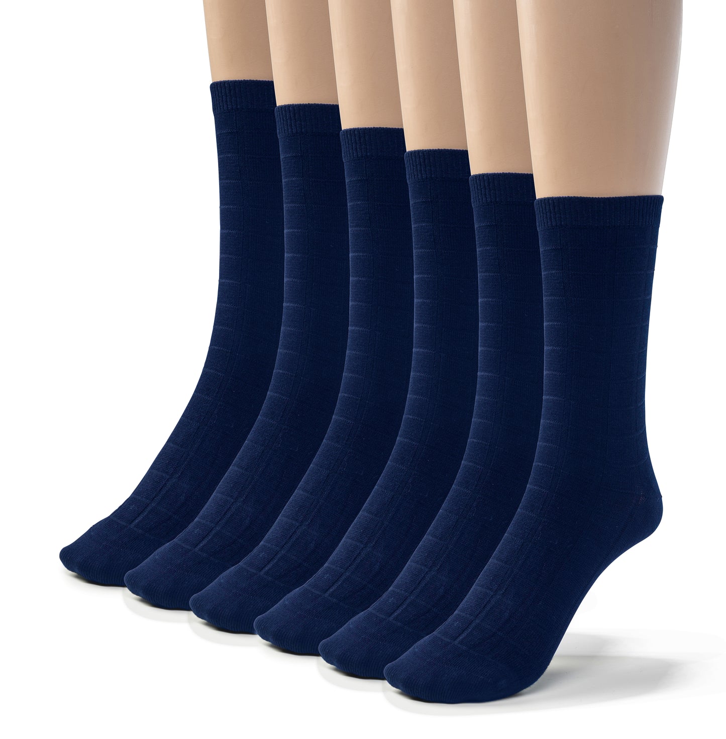 Kids Bamboo Textured Crew School Socks