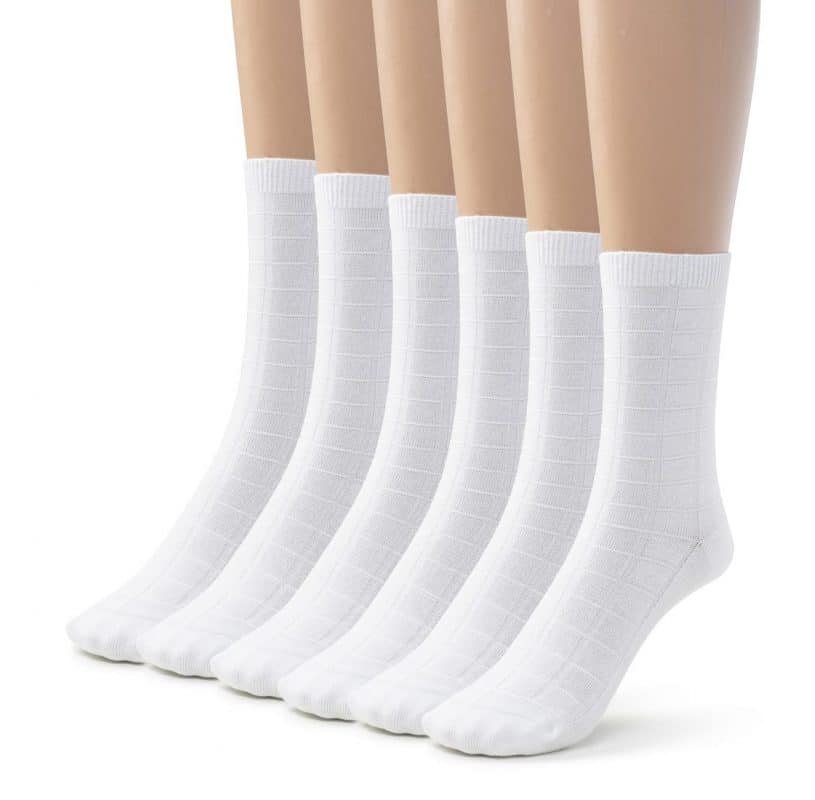 Men's Bamboo Designed Crew Socks