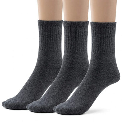 Boys Cotton School Crew Socks- 3 Per Pack