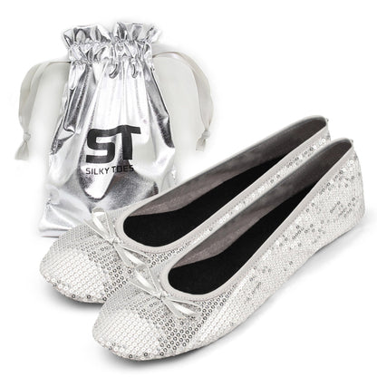 Sparkle Flat / Sequin Flat Foldable Ballet Flat Women's