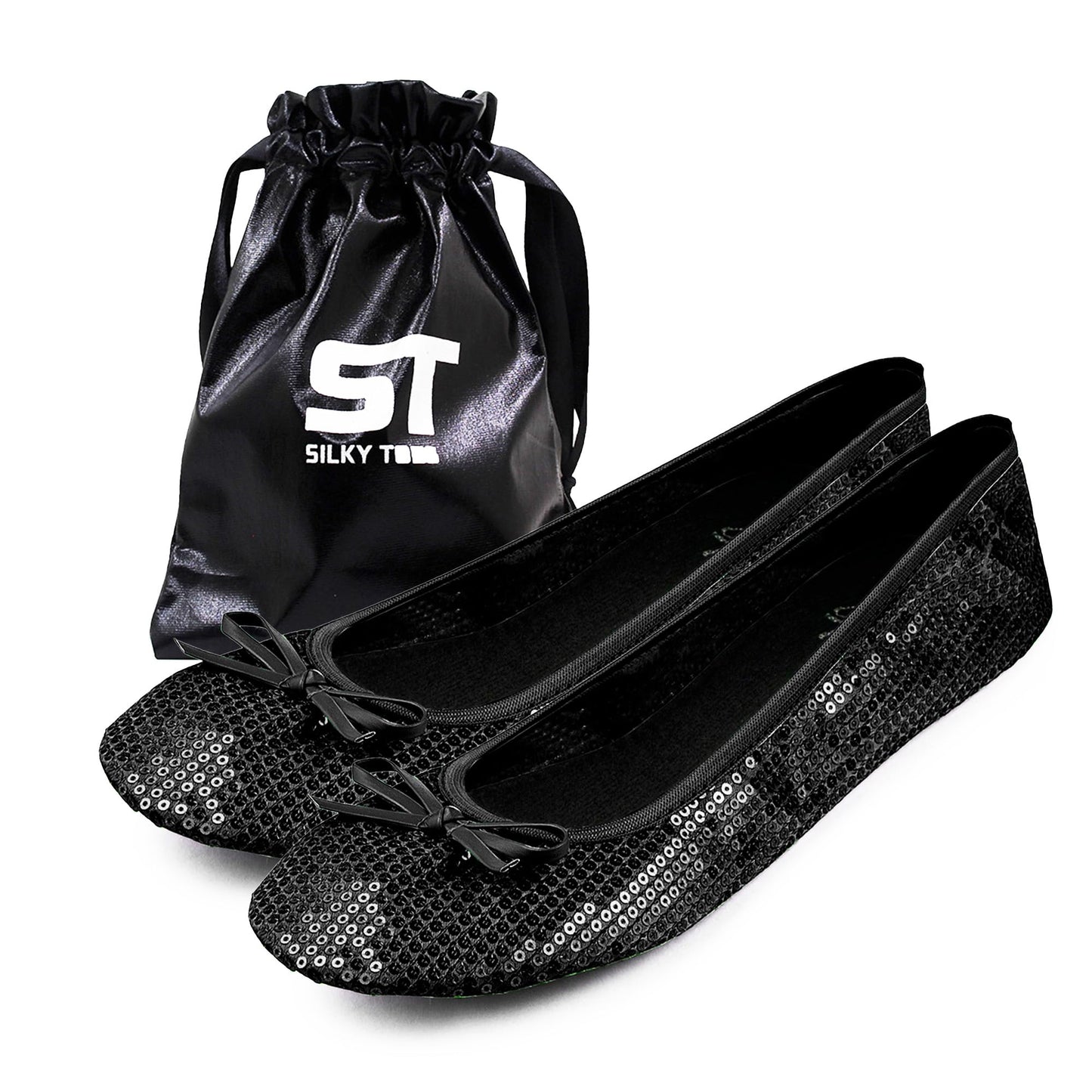 Sparkle Flat / Sequin Flat Foldable Ballet Flat Women's