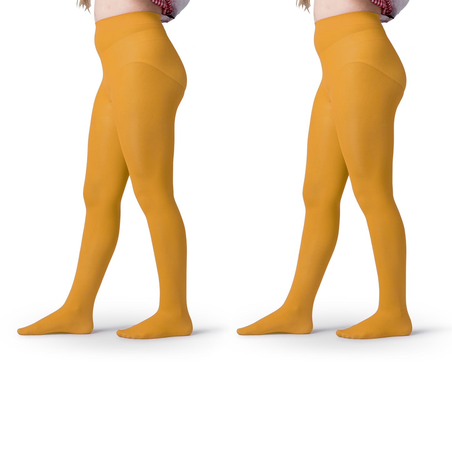 Girls Opaque Footed School Tights- 2 Pairs