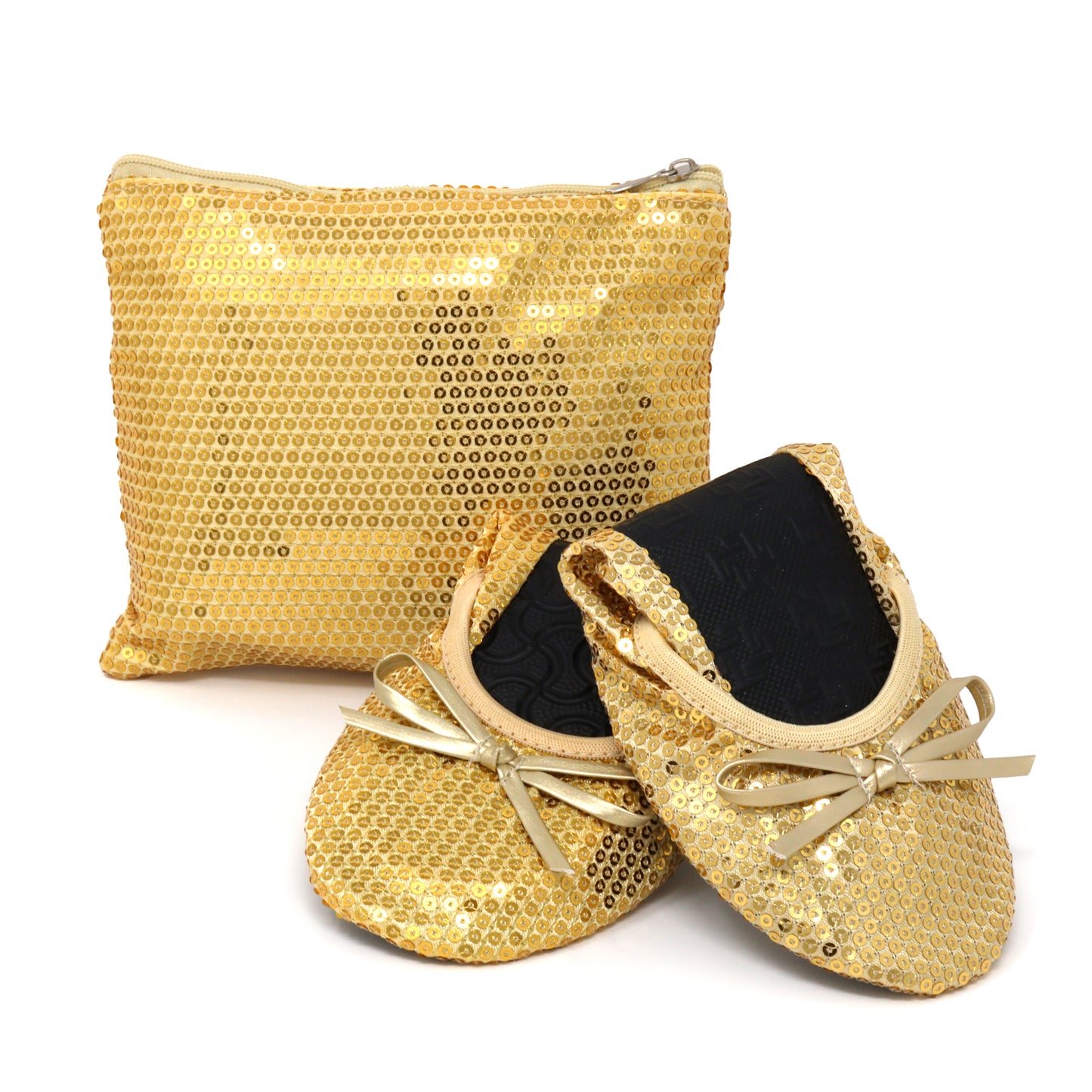 Sparkle Flat / Sequin Flat Foldable Ballet Flat Women's