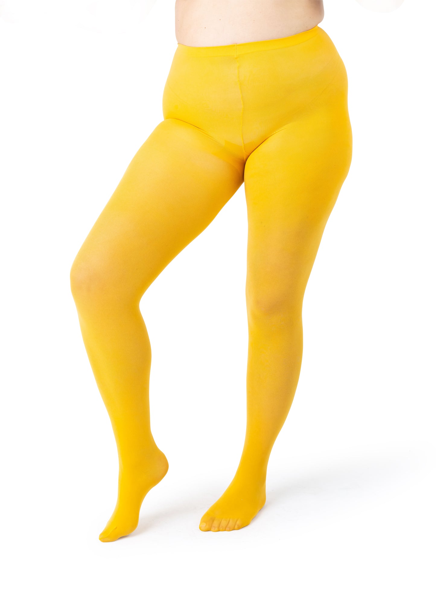 Women's Opaque Plus Size Tights 60 Denier Nylons - 2 Pairs