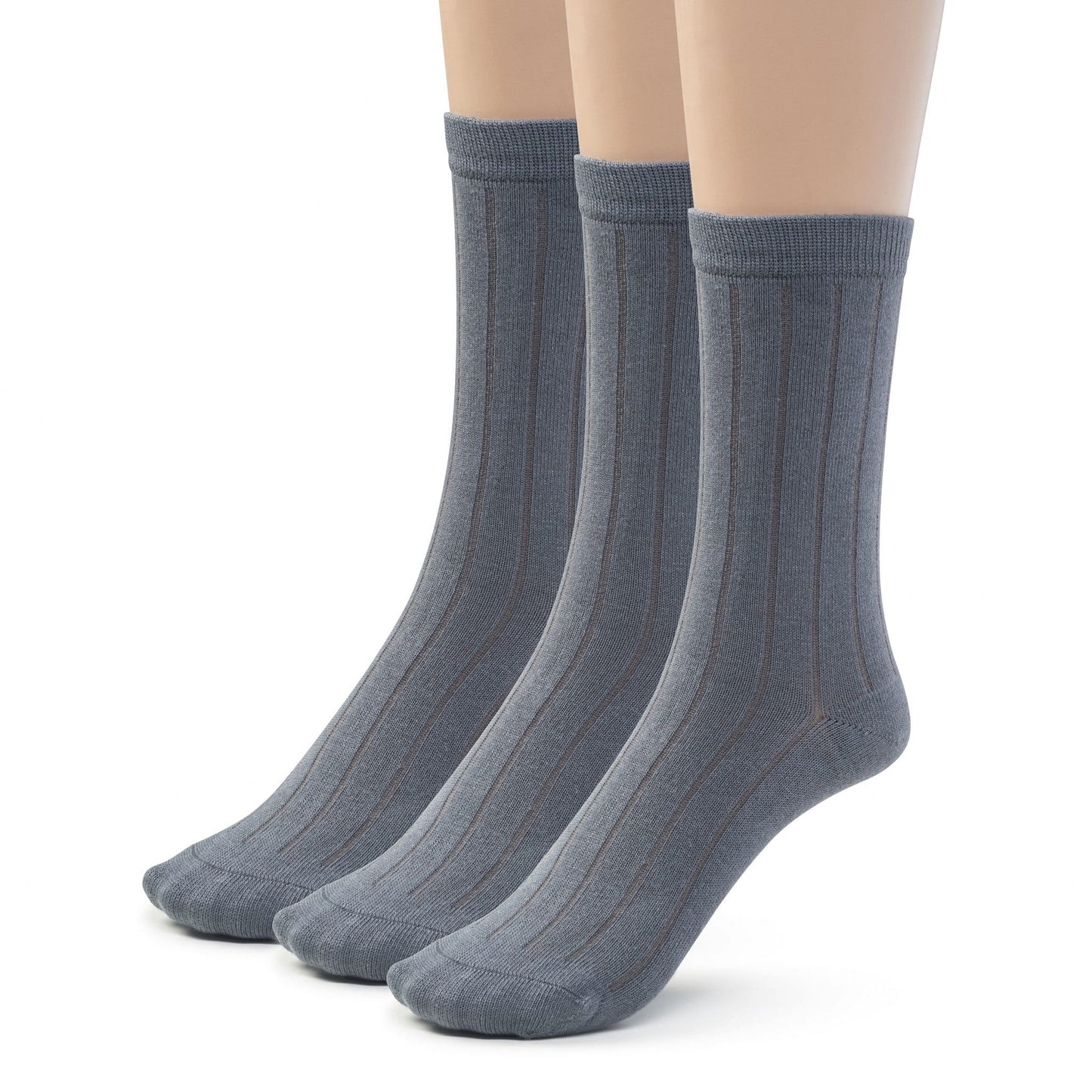 Kids Girls Boys Bamboo Ribbed Crew School Socks