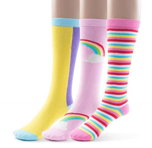 Pink Knee High Socks Bamboo | Girls Knee Socks