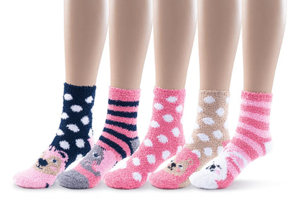 Plush Fuzzy Animal Socks