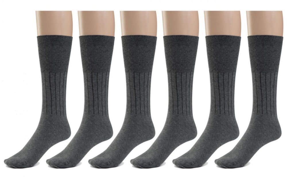 Women's Soft Diabetic Non-Binding Cotton Dress Socks