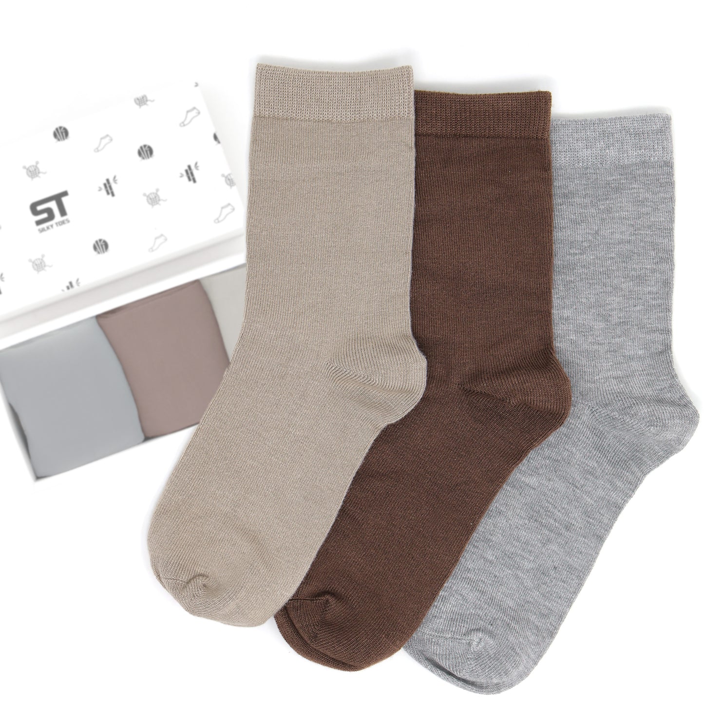 Women's Bamboo Crew Superb Soft Socks