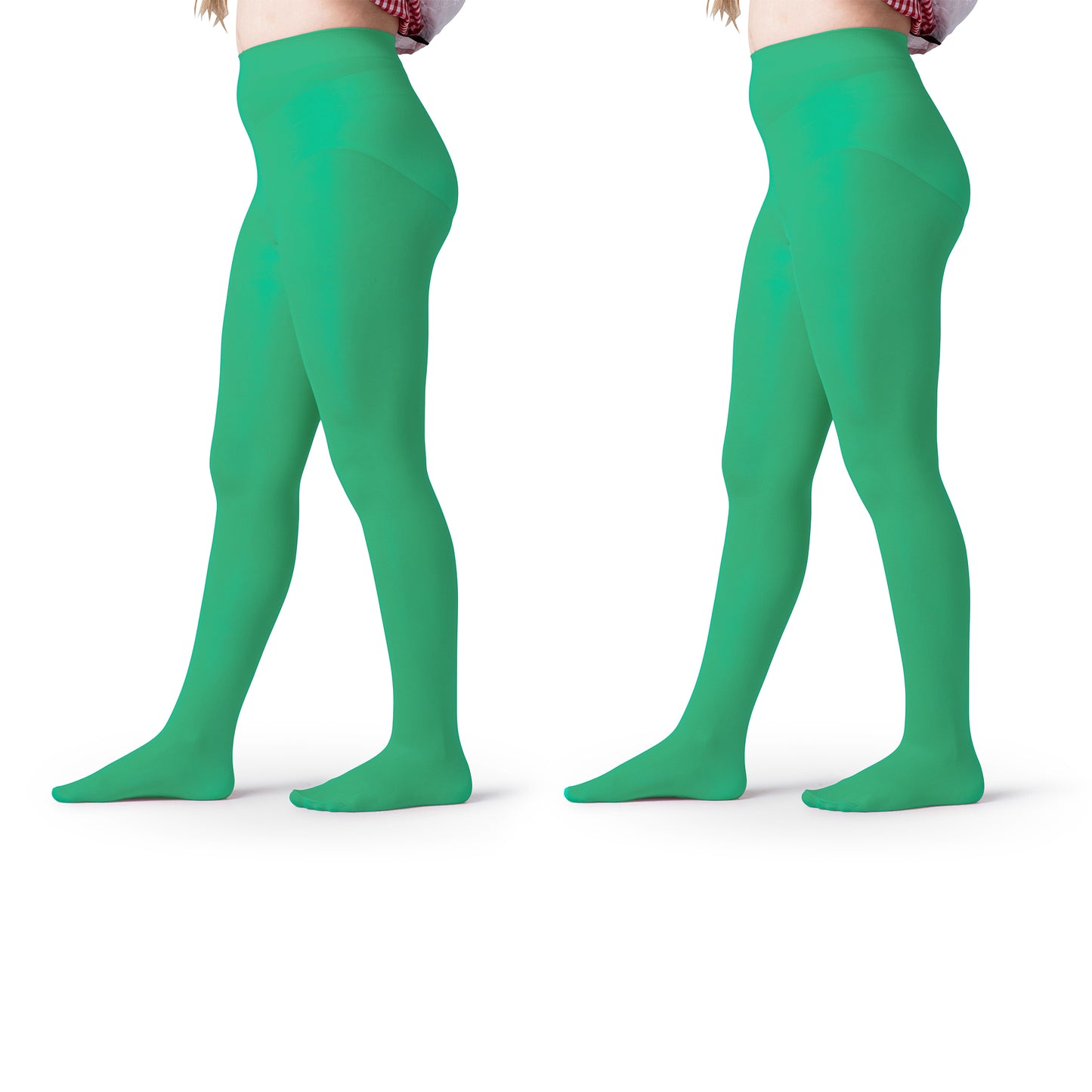 Girls Opaque Footed School Tights- 2 Pairs